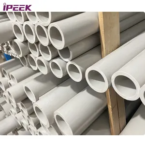 IPEEK מותאם אישית גדלים מפעל ייצור 62mm x 32mm הנדסת פלסטיק צינור שחיקה התנגדות הצצה צינור