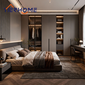 Armoire en bois sur mesure avec tiroirs |   Système d'armoires de rangement pour l'organisation de la chambre à coucher - Product Image 2