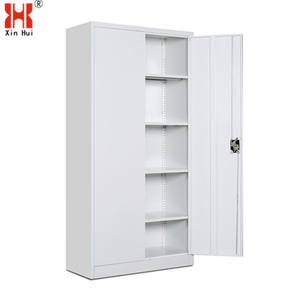 Armario archivador con cerradura de acero, para ropa, 2 puertas, resistente al agua, ampliamente utilizado, con 4 estantes - Product Image 1