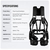Exosquelette passif renforcé et durable pour l'assistance à l'activation/désactivation, réduisant efficacement la charge sur les muscles lombaires et le dos, protection de sécurité