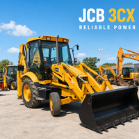 Chargeuse-pelleteuse JCB 3CX d'occasion haute performance avec godet avant et pelle arrière - Modèle original 3CX