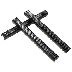 Clous <span class=keywords><strong>à</strong></span> <span class=keywords><strong>béton</strong></span> pointus en acier <span class=keywords><strong>à</strong></span> haute teneur en carbone, agrafes en forme de U, clous <span class=keywords><strong>à</strong></span> orteils N810-B, feuilles de <span class=keywords><strong>fer</strong></span>, agrafes pointues noires, code d'agrafes - Product Image 2