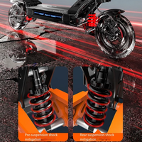Scooter Eléctrico de Movilidad, Aleación de Aluminio, 800W, 40km/h, 10 Pulgadas, 48V, 13Ah, Batería de Litio Plegable a Prueba de Agua, Portátil, para Uso Diario