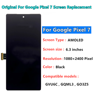 Kits de réparation de numériseur LCD de remplacement d'écran de Google <span class=keywords><strong>Pixel</strong></span> <span class=keywords><strong>7</strong></span> original GVU6C - Product Image 3