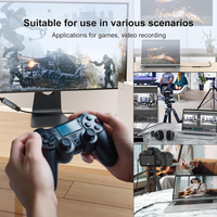 Carte de capture vidéo HDMI vers USB/USB-C pour le streaming, dispositif de capture vidéo 1080P 60fps pour l'enregistrement de jeux sous Windows