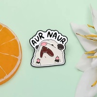 Conception de souris punk Offre Spéciale pour épinglette en alliage de zinc nickelé artisanat en métal technique d'émail créatif pour des cadeaux personnalisés
