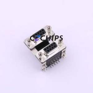 L17H2220131 D-Sub/VGA Connector Bent Lead Through Hole Connector Female Right Angle Insert 2 3A - Product Image 1