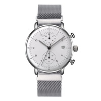 Montres chronographes pour homme de luxe personnalisées avec logo, étanches, quartz, acier inoxydable, Relogio Masculino, usine de montres OEM, Relojes