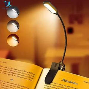 Lampe de lecture de livre portable à LED rechargeable avec <span class=keywords><strong>batterie</strong></span> lithium-ion incluse, lampe de table LED personnalisée sans Blu-ray 2025 - Product Image 1