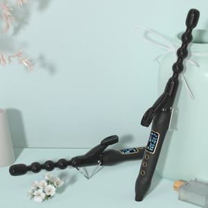 Bigoudi à bulles en céramique de 1 pouce avec écran LCD baguette à friser électrique avec chauffage PTC pour usage domestique ou hôtelier - Product Image 2