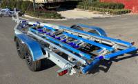 Poly couchettes à essieu tandem de 27 pieds remorque de bateau en aluminium de haute qualité à vendre avec prix d'usine