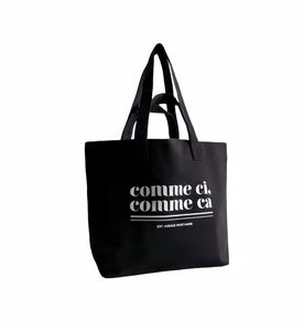 Custom Logo Canvas Grocery <b>Bag</b> Canvas Shopper Oversized Canvas <b>Bag</b> Cotton Tote <b>Bag</b> With Handle - Product Image 3