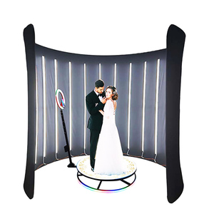 ชุดบูธถ่ายภาพ360 Vogue ใหม่ล่าสุดไฟ LED เปลี่ยนสีด้วยแบตเตอรี่ - Product Image 3