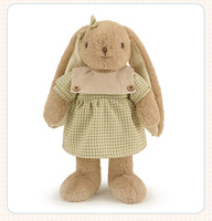 Peluche Lapin Bébé Lily en Coton PP, Pendentif Mignon, Poupée Lapin avec Tenue, Lapin aux Longues Oreilles, Animal en Peluche pour Enfants Filles