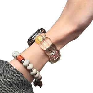 สายนาฬิกาคริสตัลใสหลากสีแบบยืดหยุ่นสำหรับนาฬิกาซีรีส์ 10/11 สายแฟชั่นสำหรับผู้ใหญ่และเด็ก - Product Image 2