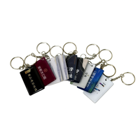 Individuell Bedruckte Kristallkleber-Kartenanhänger 13,56 MHz Chip Zugangskontrolle RFID-Schlüsselanhänger Epoxy-Schlüsselkarten