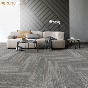 Kommerzielle Abnehmbare Dicke Ineinandergreifende Bitumen-Unterlage 100% PP Quadratisch 50x50 Selbstklebende Büro-Bodenmatte Teppichfliesen - Product Image 4