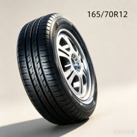 Pneu de voiture 165/70R12 HD667, pneu en caoutchouc antidérapant pour les trajets en ville