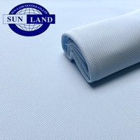 Tissu en maille respirante à séchage rapide 45% Coolmax 55% polyester pour vêtements de sport, t-shirts, hauts, shorts, textiles de maison, taies d'oreiller