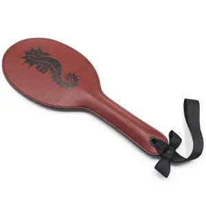 Neu Sea horse Design BDSM Fetisch Spanker, PU Paddle für Erwachsene