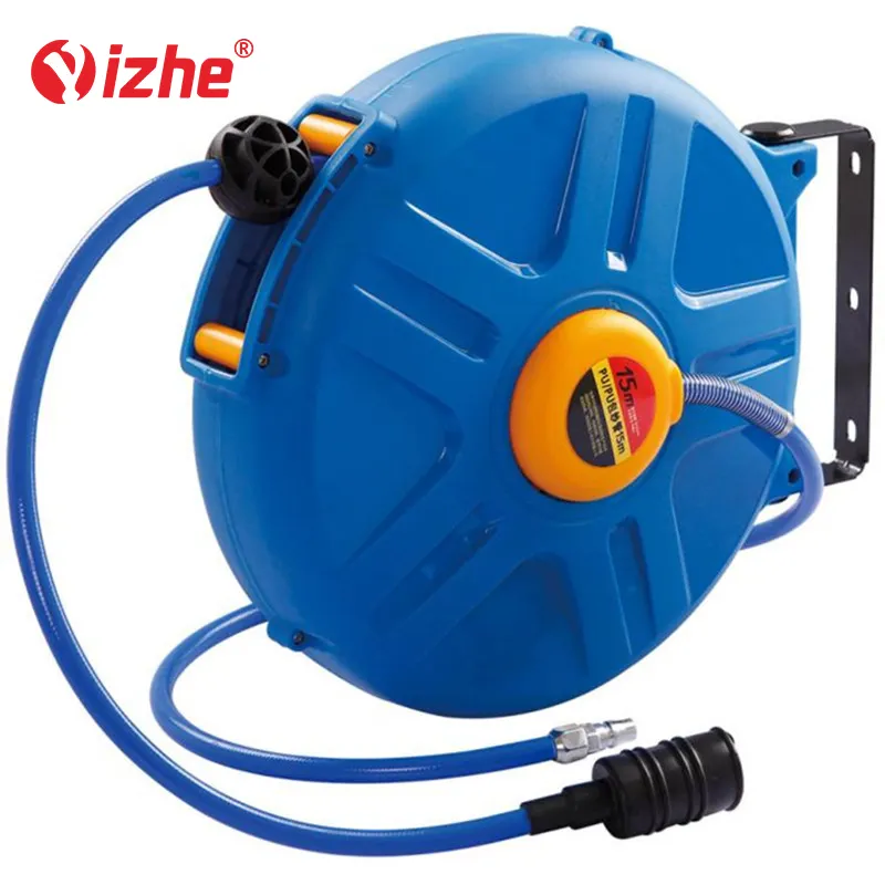 CE Approved 15 Meters Auto Garden Retractable Air Hose Reel