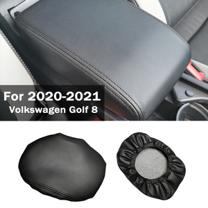 Volkswagen Armrest Box Cover Artificial Leather Center Storage Car <b>Interior</b> <b>Accessory</b> - Product Image 5