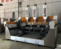 Machine de gravure sur pierre à trois têtes JK-9010, moteur 5,5 kW, longueur de coupe maximale 3200 mm, haute précision, garantie 3 ans