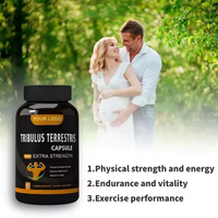 WELLBODY Tribulus Terrestris Capsules de Haute Qualité Homme Femme Test Boost Max pour Adultes