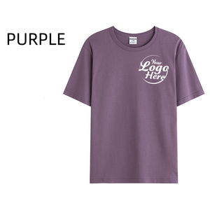 T-shirt imprimé en coton 190g en gros Logo personnalisé uniforme de classe publicité T-shirt à manches courtes T-shirt pour hommes - Product Image 6