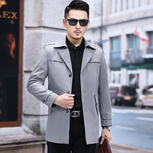 Giacche da <span class=keywords><strong>Uomo</strong></span> di Alta Qualità, <span class=keywords><strong>Slim</strong></span>-<span class=keywords><strong>Fit</strong></span>, Monopetto, Lunghezza Media, per Business o Tempo Libero, Stile Casual per Primavera e Autunno - Product Image 2