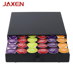 Soporte para 36 Cápsulas <span class=keywords><strong>Dolce</strong></span> <span class=keywords><strong>Gusto</strong></span>, Cajón <span class=keywords><strong>de</strong></span> Almacenamiento <span class=keywords><strong>de</strong></span> Cápsulas <span class=keywords><strong>de</strong></span> Café <span class=keywords><strong>de</strong></span> Metal con Ruedas, en Existencia - Product Image 3