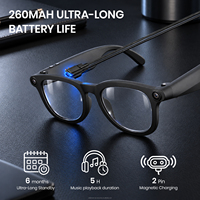 Lunettes Intelligentes Audio Bluetooth avec Caméra 720P, Enregistrement Vidéo, Traduction IA en Temps Réel pour Enregistrement Familial, Lunettes de Traduction Intelligentes IP4