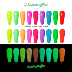 JTING Esmalte de Uñas en Gel Luminoso de Varios Estilos, Esmalte de Uñas en Gel que Brilla en la Oscuridad con Efecto Diurno y Nocturno - Product Image 5