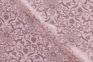 ผ้าโพลีโบรเคดเนื้อนุ่ม เงางาม เป็นมิตรกับสิ่งแวดล้อม น้ำหนักเบา ลายดอกไม้แบบนามธรรม สำหรับกระเป๋าชุดเดรสงานเทศกาลสไตล์ชาติพันธุ์สำหรับเด็กผู้หญิงระดับพรีเมียม - Product Image 3