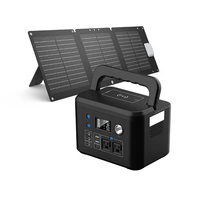 Station d'alimentation portable Powkey R350 300W 80000mAh, panneau solaire, chargeur de voiture, batterie lithium-ion, onde sinusoïdale pure, charge sans fil C