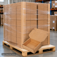 Scatola per Spedizioni in Cartone Ondulato Kraft Personalizzata con Chiusura Automatica Ecologica Vendita all'Ingrosso Diretta dalla Fabbrica OEM ODM