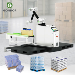 Column Robotization Food Bag 25kg Automatic Package Robot Gripper Palletizer <b>Stacking</b> Machine for Brick - Product Image 1
