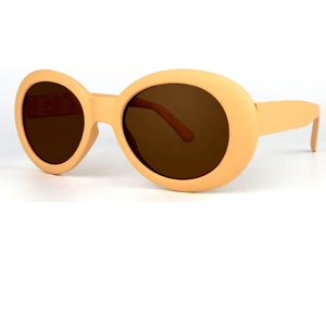 Promoción gafas barato ligero amarillo oval vintage gafas de sol 2019 - Product Image 6