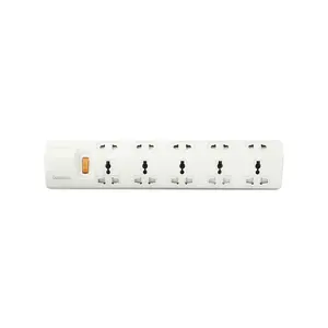 Factory Wholesale Office Home Use 13A 8 Ports Outlets 2 Type C 2 USB Port Extension Cord individual Power Strip