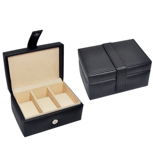 Custom logo luxury PU leather watch box