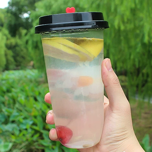 Hot Selling Disposable 360ml 500ml 700ml Transparent U Shape PP <b>Plastic</b> <b>Cup</b> OEM/ODM Customizable Printing for Milk Tea Coffee - Product Image 3