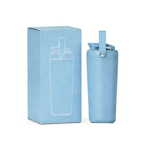 Set de Vasos Mezcladores de Proteínas de <span class=keywords><strong>Doble</strong></span> Capa Tritan con <span class=keywords><strong>Compartimento</strong></span> Portátil para Polvo, Recipiente de Acero Inoxidable 304 - Product Image 1