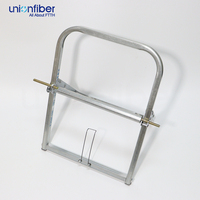 Soporte Plegable de Acero Aleado para Bobinas de Cable, Capacidad de Carga de 50 kg, Soporte para Instalador de Cables, Carrete para Bobinas, Soporte para Rodillos de Cable