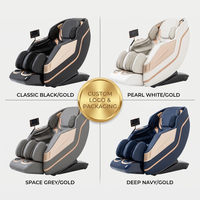Fauteuil de massage à vibration zéro gravité de luxe OYEAL, haute qualité, avec fonction Shiatsu, repose-pieds, accoudoirs, en cuir PU, pliable, contrôle du temps, RestEase