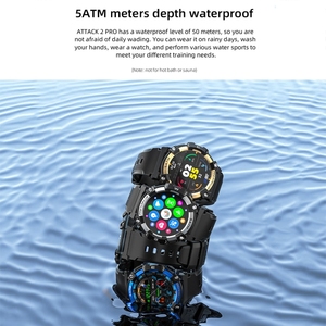 นาฬิกาอัจฉริยะ1.39นิ้ว lokmat Attack <span class=keywords><strong>2</strong></span> Pro Realtek8763ewe 5ATM ตรวจสอบสุขภาพกันน้ำอายุการใช้งานแบตเตอรี่: 15วัน - Product Image 4