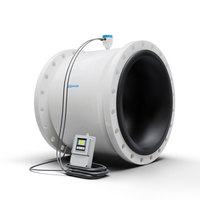 Medidor de Flujo Magnético de Alta Precisión de Acero Inoxidable/Acero al Carbono Tipo Split con Salida 4-20mA RS485 Modbus OEM para Líquidos, Agua y Químicos
