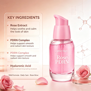 PDRN Rose <b>Serum</b> Lightweight <b>Face</b> <b>Serum</b> with Moisturizing Formula Skin Care Essence OEM Manufacturer - Product Image 3