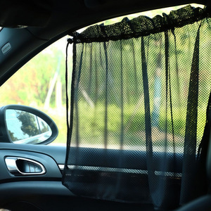 Pare-soleil de voiture en maille pour vitre latérale, installation par ventouse, protection de la vie privée pour les voyages des enfants - Product Image 3