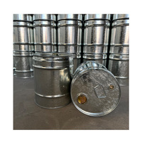 Fûts en acier galvanisé personnalisés de 50L/60L/80L/16 gallons avec pinces à levier, certifiés ISO9001, épaisseur 0,7-1,2 mm, pour le stockage d'essence et d'huile