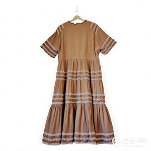 Abito da sera coordinato <span class=keywords><strong>mamma</strong></span> e figlia Hongbo per bambine e neonate, stile europeo, ricamato, ecologico e traspirante - Product Image 4